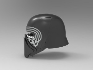 nurbs kylo ren helmet Model 3D