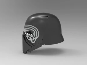 nurbs kylo ren helmet 3D Model