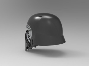nurbs kylo ren helmet Model 3D