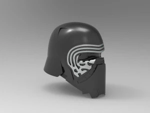 nurbs kylo ren helmet 3D Model