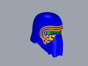 nurbs kylo ren helmet Model 3D
