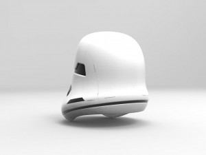 nurbs new order stormtrooper helmet 3D Model