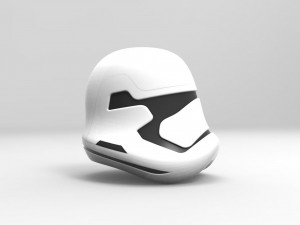 nurbs new order stormtrooper helmet 3D Model