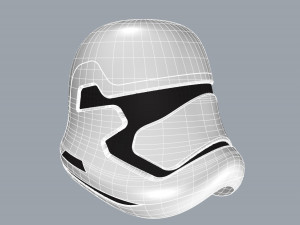 nurbs new order stormtrooper helmet 3D Model