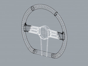 nurbs steering for yacht-boat 3D मॉडल