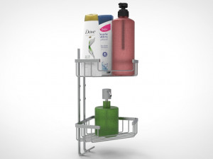 nurbs bathroom shower shelves 3D Model