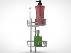 nurbs bathroom shower shelves 3D 모델