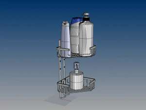 rak shower kamar mandi nurbs Model 3D