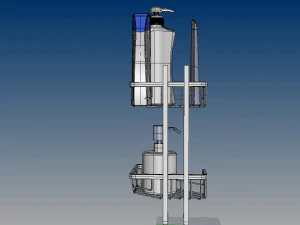 rak shower kamar mandi nurbs Model 3D