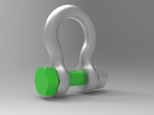 nurbs anchor shackle 3D 모델