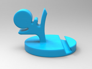 nurbs phone holder 3d print 3D Принт Модель
