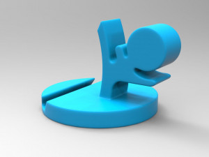 nurbs phone holder 3d print 3D Принт Модель