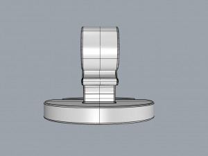 nurbs phone holder 3d print 3D Принт Модель