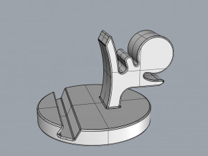 nurbs phone holder 3d print 3D Принт Модель