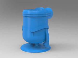 minion flower pot for 3d print 3D Print Model