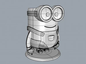 minion flower pot for 3d print 3D Print Model