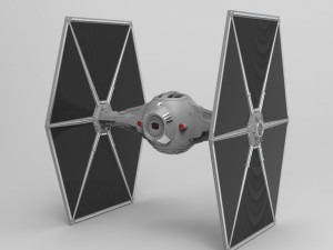 star wars tie fighter with interior 3D 프린트 모델