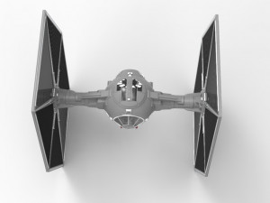 star wars tie fighter with interior 3D 프린트 모델