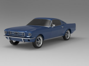 1967 mustang nurbs and 3d printable 3D 프린트 모델