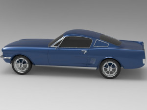 1967 mustang nurbs and 3d printable Modelo de Impressão 3D