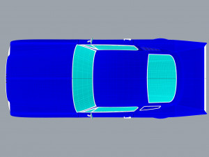 1967 mustang nurbs and 3d printable Modelo de Impressão 3D
