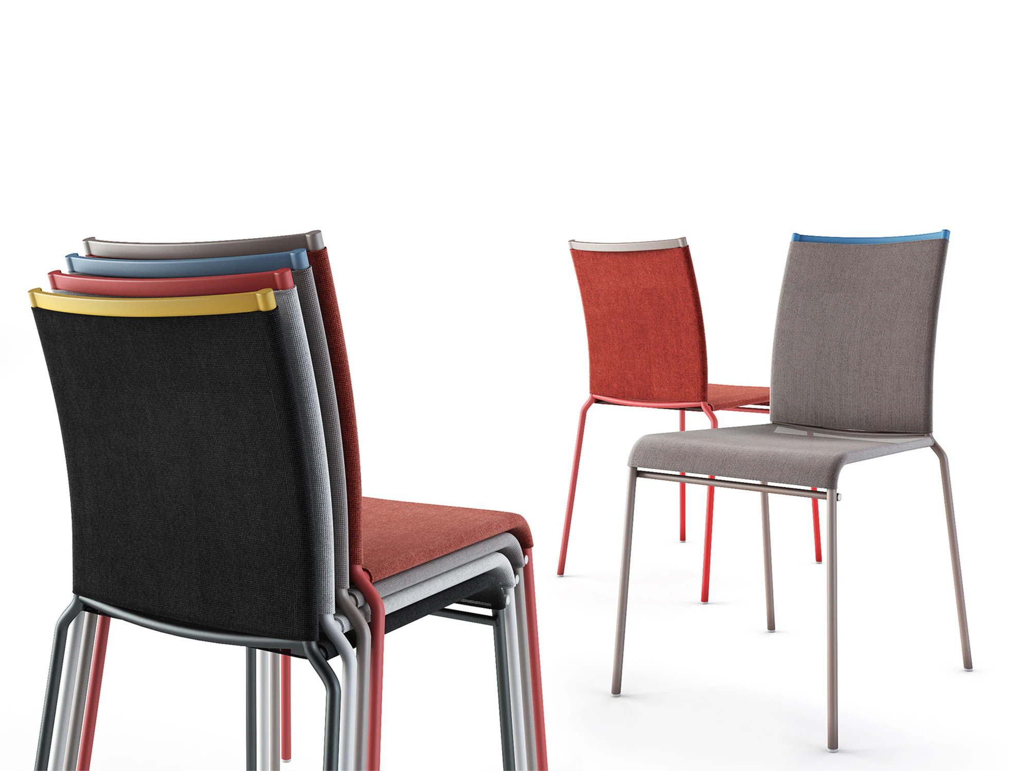 Chair Calligaris Web 3D Model .c4d .max .obj .3ds .fbx .stl .blend 