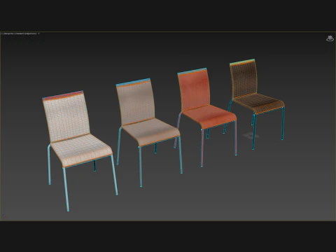 Chair Calligaris Web 3D Model