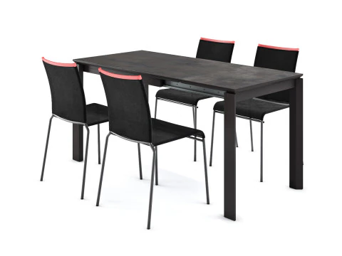 Table with chairs 3D Model