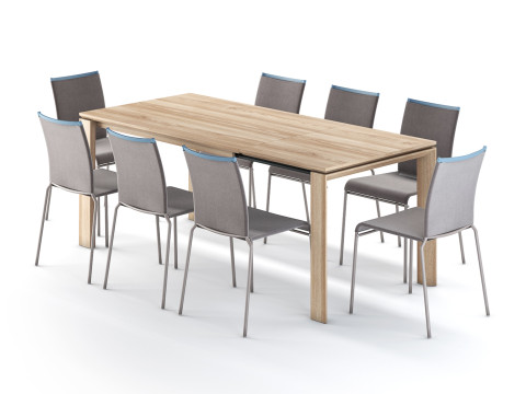 juego de comedor Modelo 3D