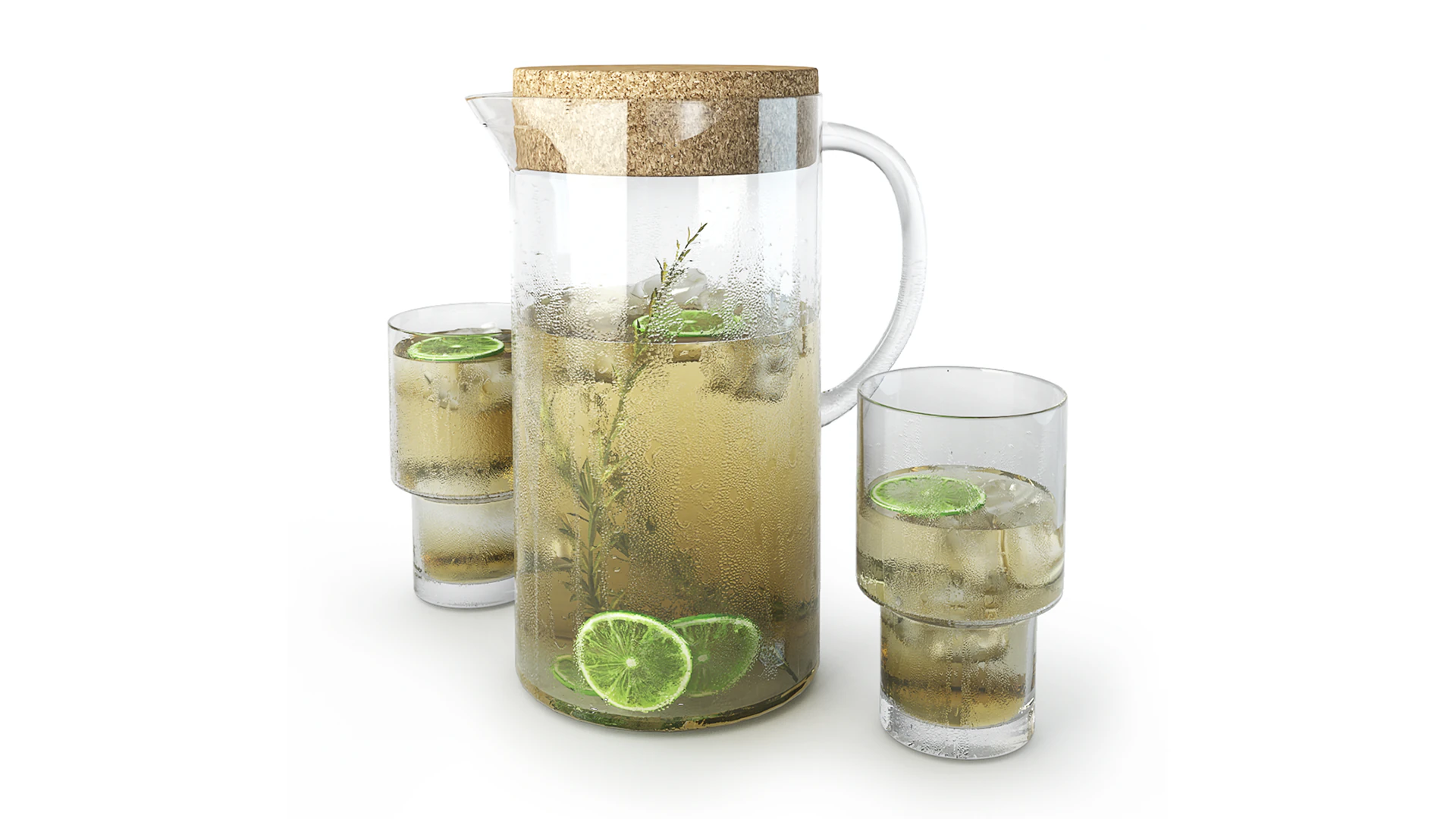 Cold Drink 3D Model .c4d .max .obj .3ds .fbx .stl .blend 