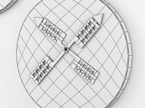 Настенные часы Nextime 3D Модель