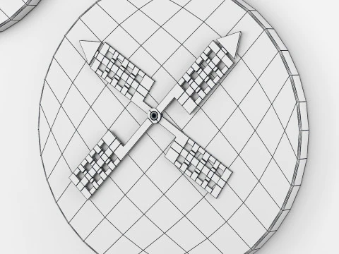 Настінний годинник Nexttime 3D Модель