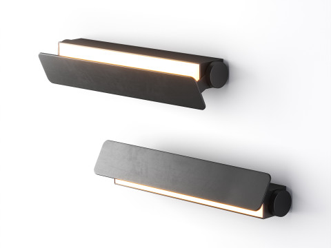 Lampa ścienna Illu Model 3D