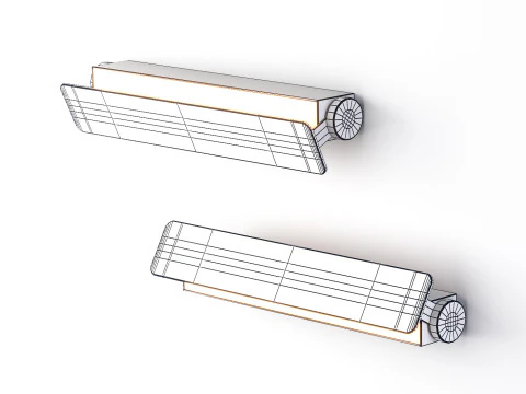 Illu wall mounted lamp 3D Model