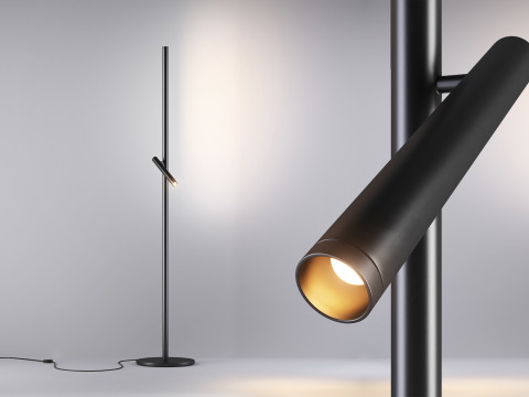 Lampadaire Rétroéclairage Modèle 3D