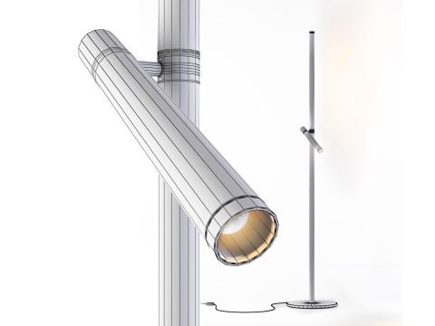 Floor lamp Backlight 3D Model