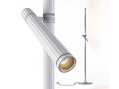 Floor lamp Backlight 3D Model