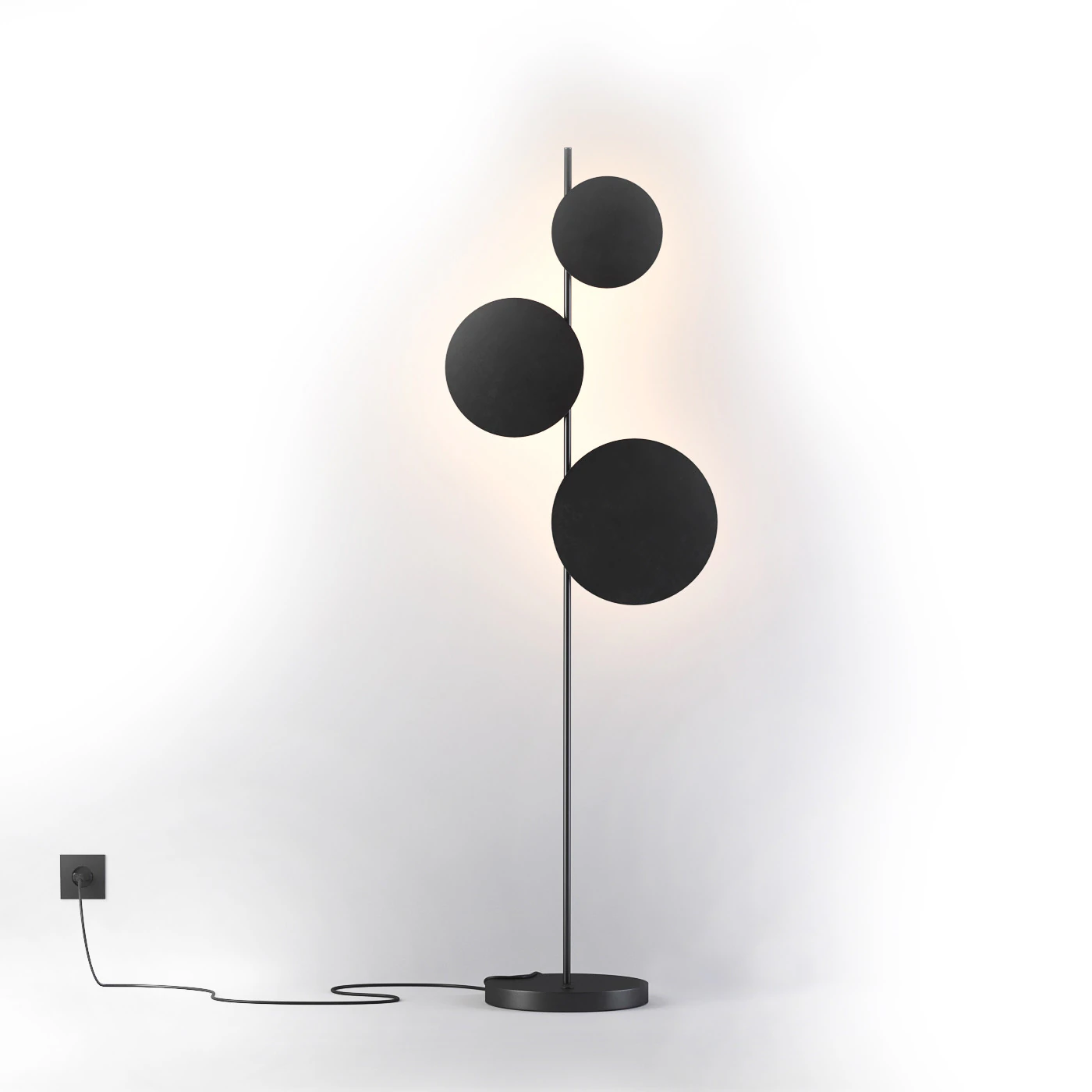 Floor lamp Ambiente 3D Model .c4d .max .obj .3ds .fbx .stl .blend