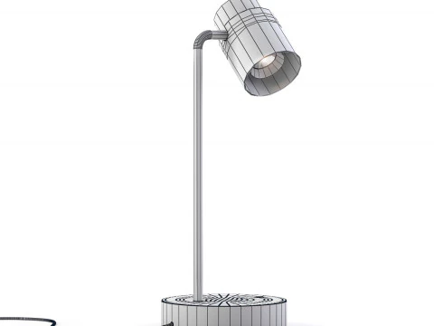 Reel T table lamp 3D Model