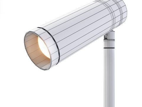 Flask T table lamp 3D Model