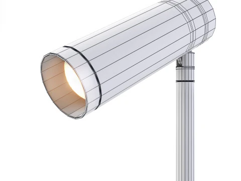 Flask T table lamp 3D Model