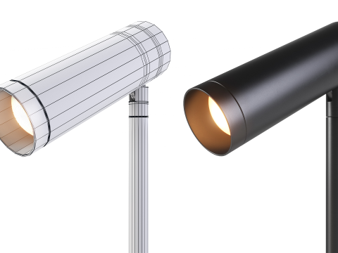 Flask T table lamp 3D Model