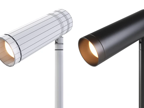 Flask T table lamp 3D Model