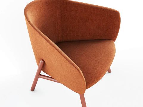 Kristalia Tuile armchair 3D Model