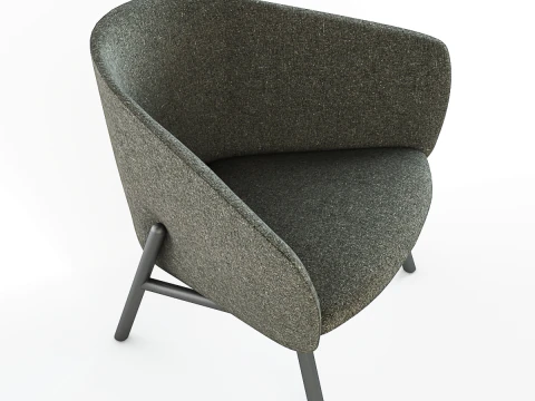 Kristalia Tuile armchair 3D Model