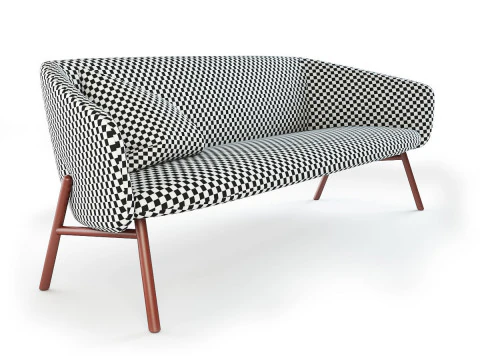 Kristalia Tuile sofa 3D Model