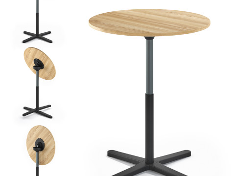 Супер складной стол высокий 3D Модель