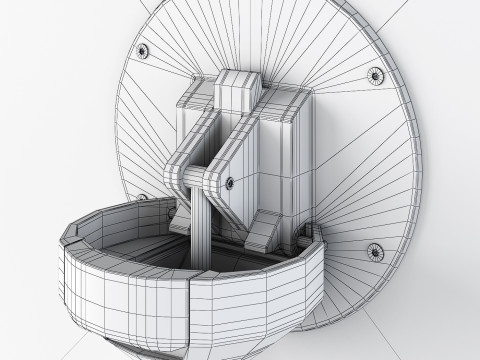 Super Fold Table High 3D Model