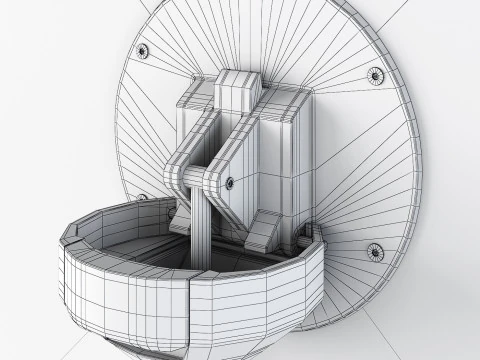 Super Fold Table High 3D Model
