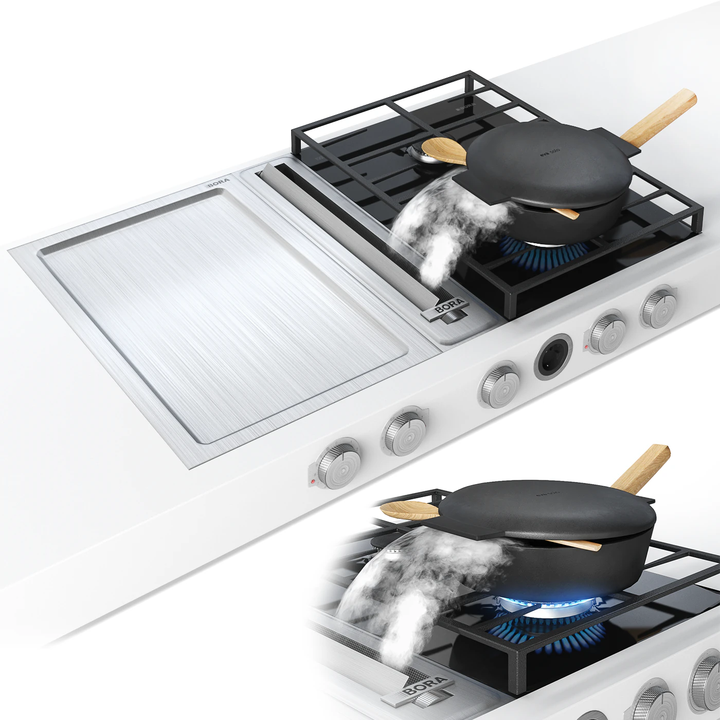Bora professional kitchen appliance 3D Model .c4d .max .obj .3ds .fbx .stl .blend